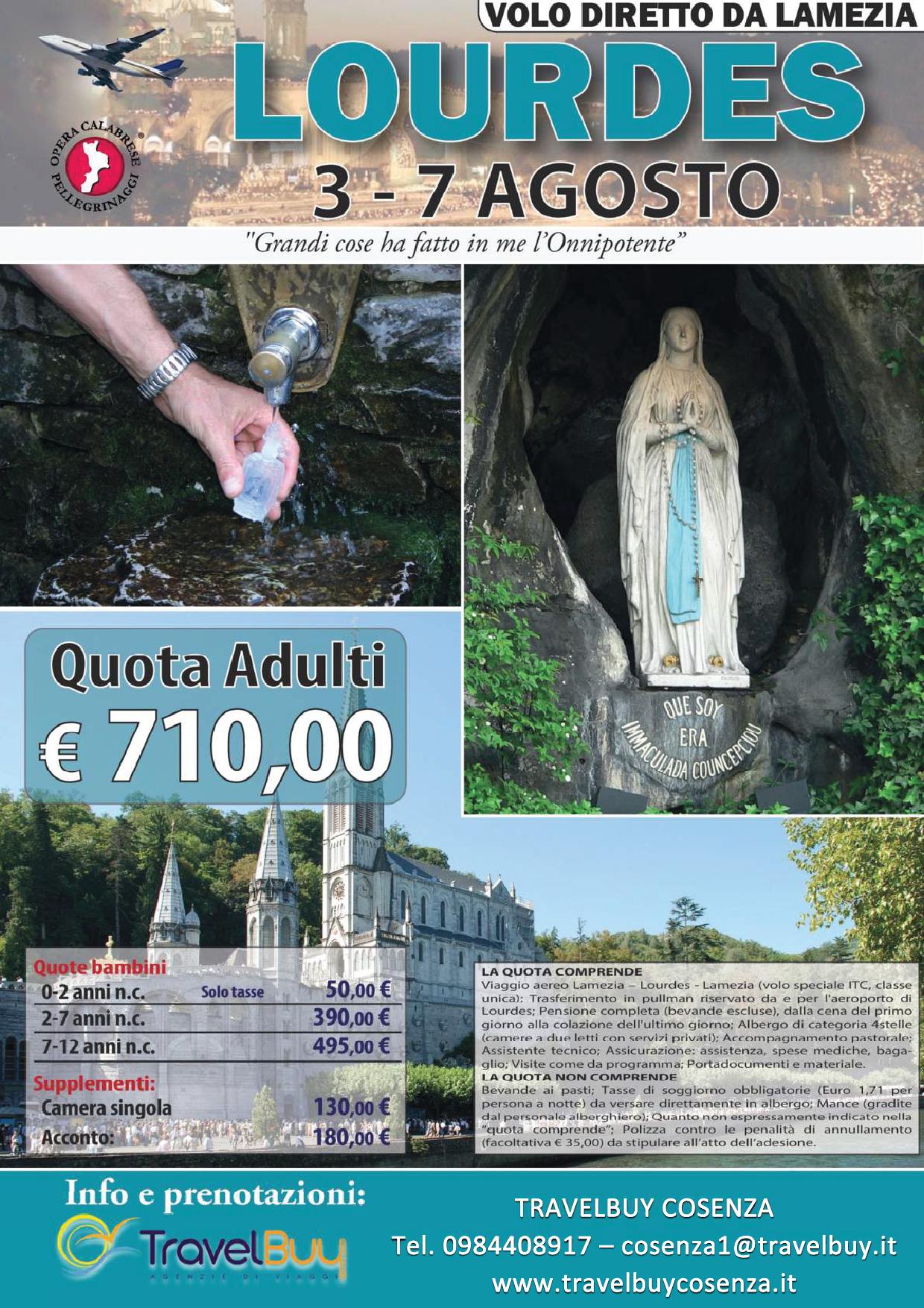 Locandina Lourdes 3 – 7 Agosto-sito