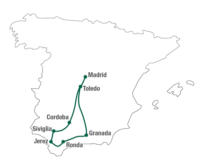 itineario madrid e Andalusia