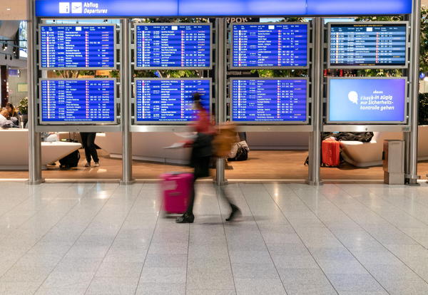 Frankfurt Internal Airport amid the Coronovirus pandemic
