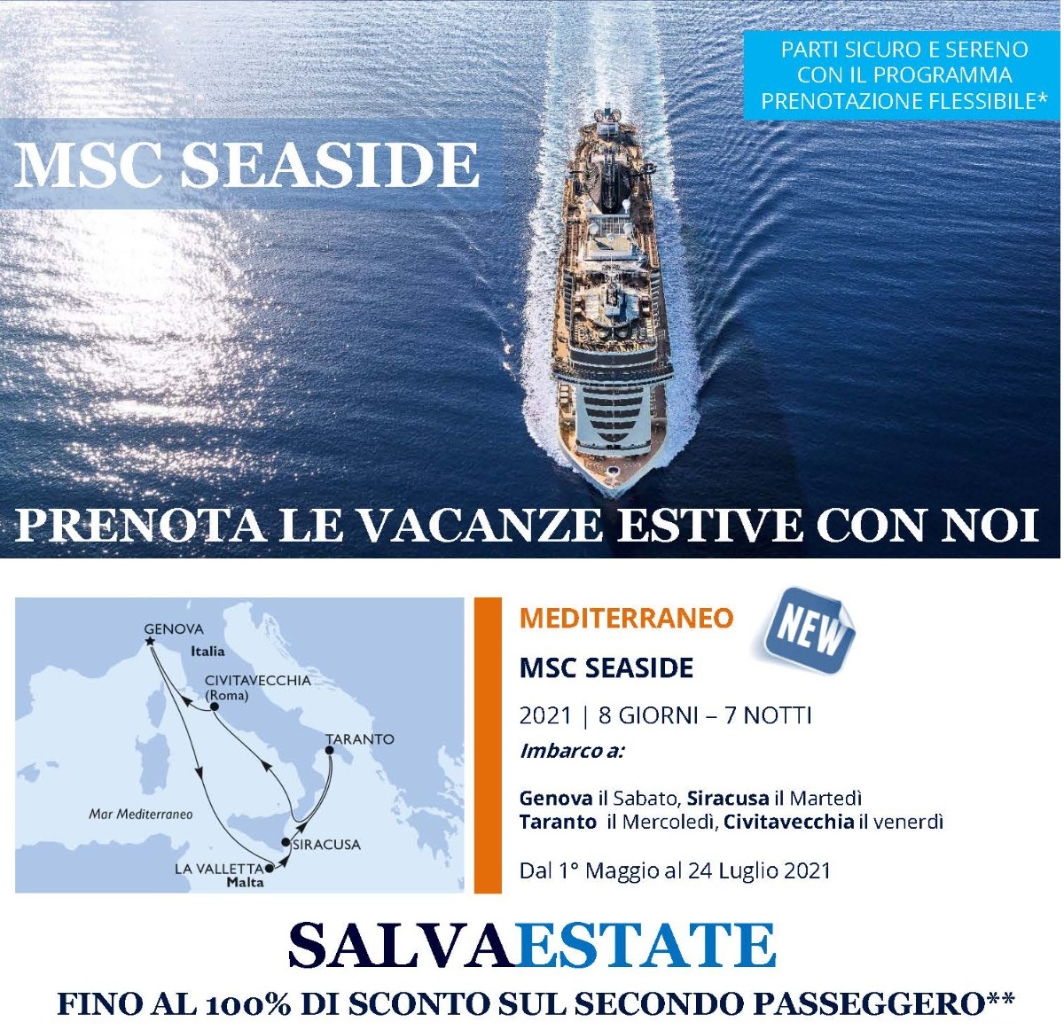 MSC SEASIDE FINO AL 24 LUGLIO-sito